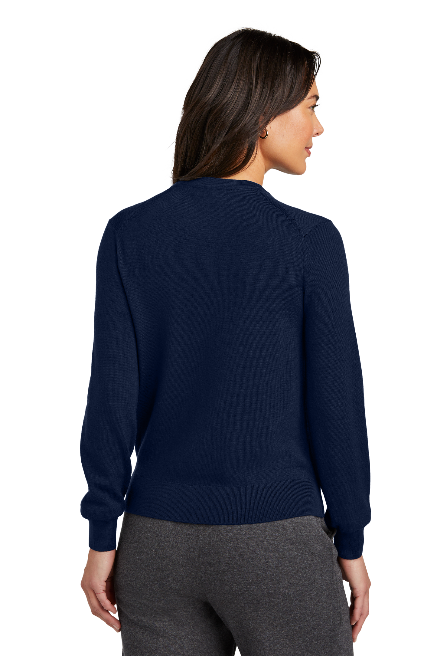 Brooks Brothers® Women’s Washable Merino Cardigan Sweater - Navy Blazer