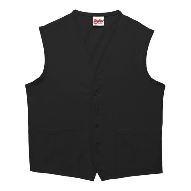 Deluxe Unisex Vest (two pockets) - Black