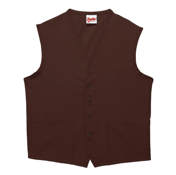 Deluxe Unisex Vest (two pockets) - Brown