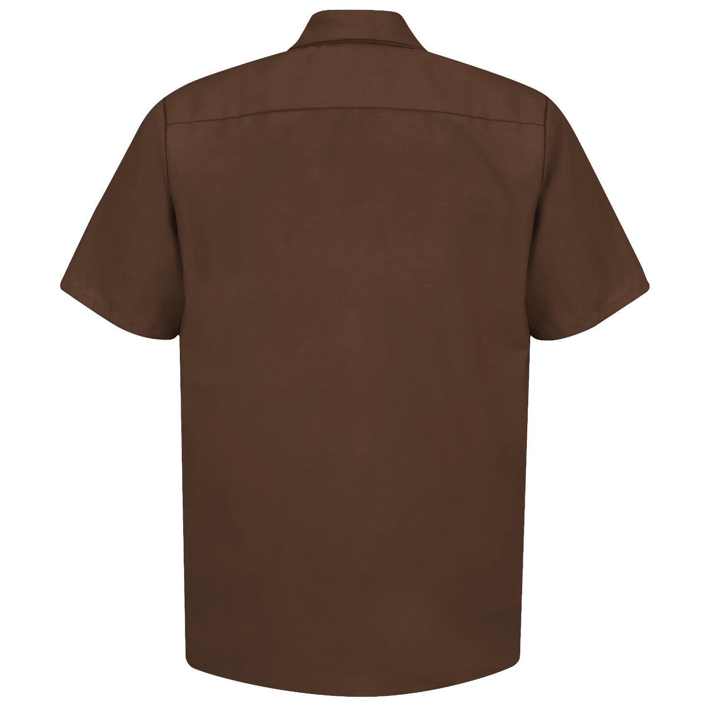Red Kap® Short Sleeve Industrial Work Shirt - Brown