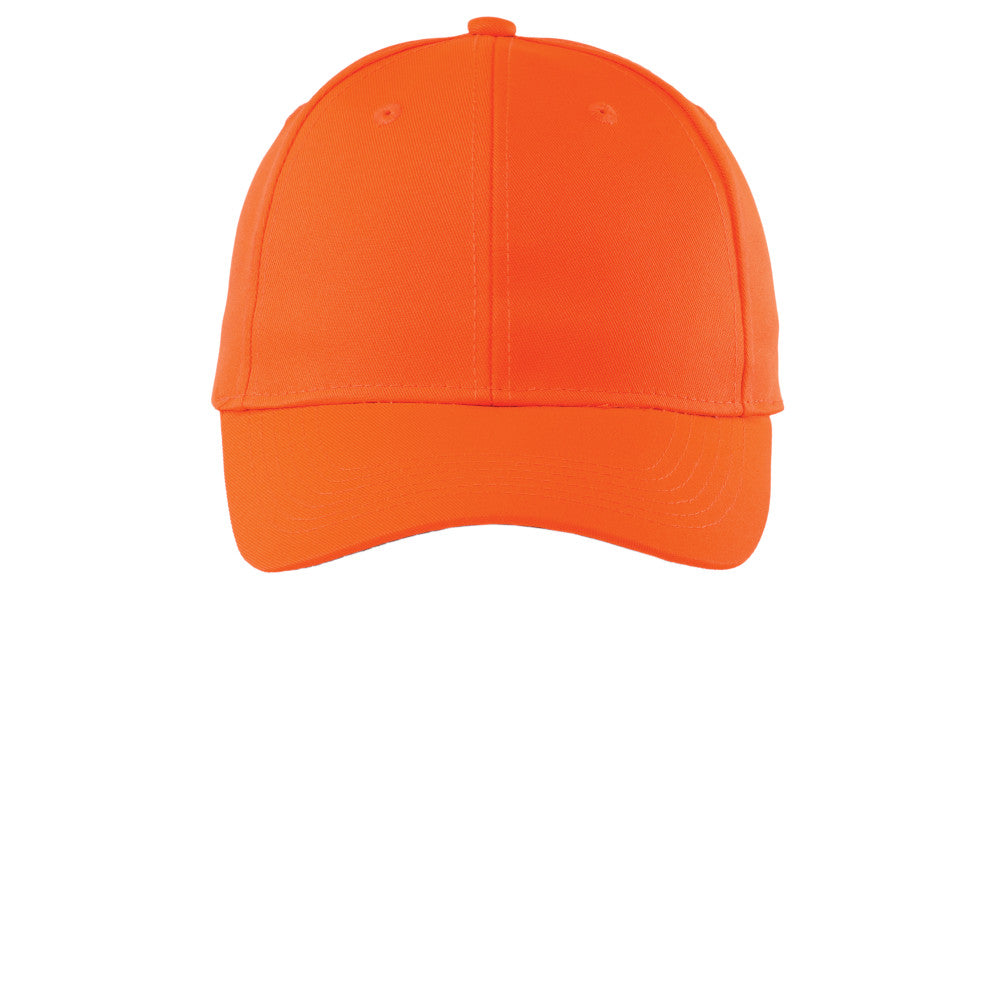 Port Authority® Solid Enhanced Visibility Cap - Safety Orange