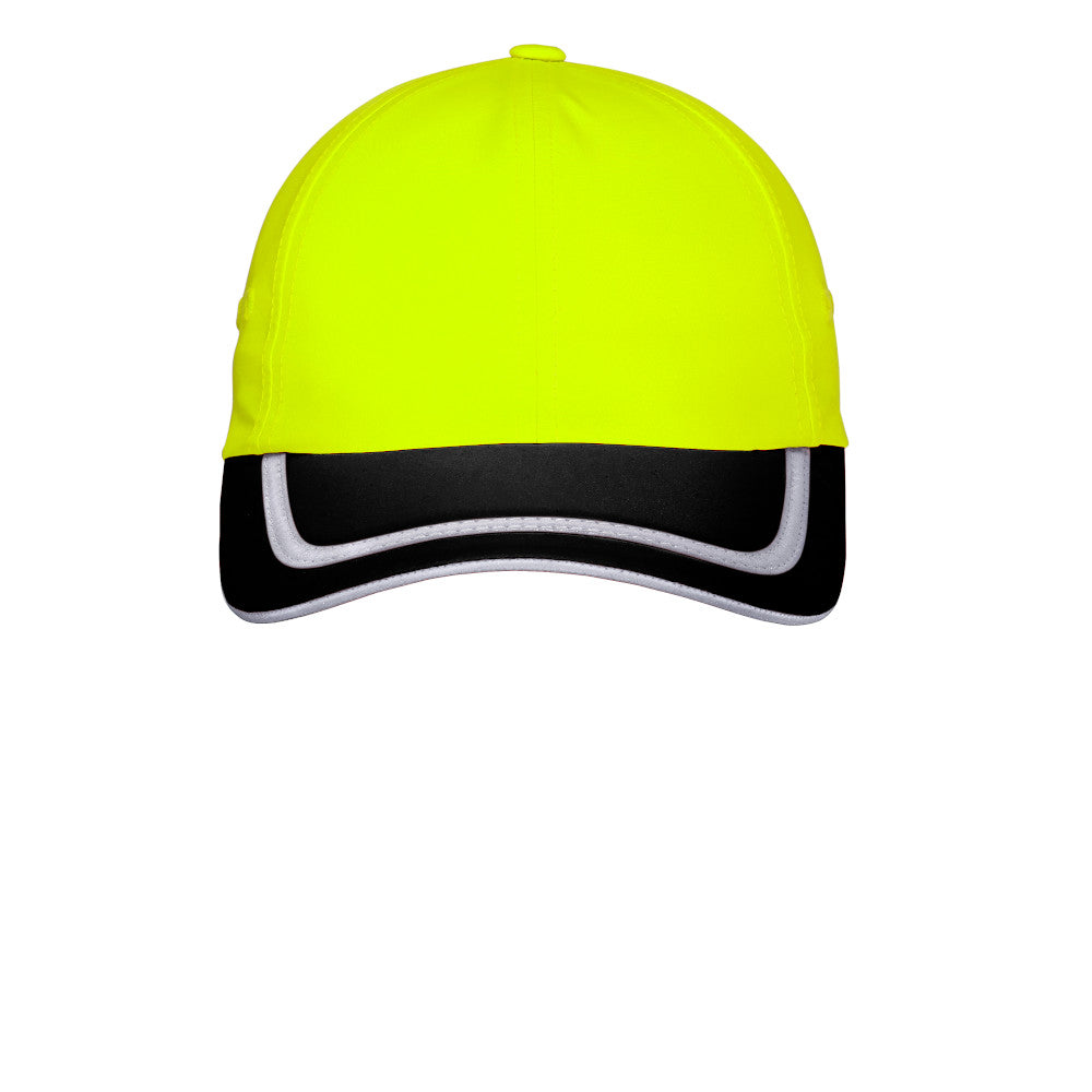 Port Authority® Enhanced Visibility Cap - Safety Yellow / Black