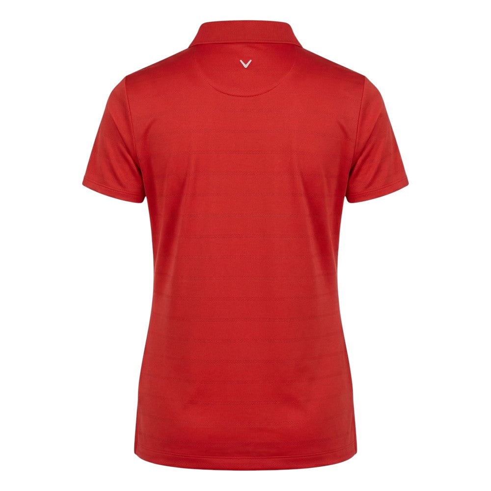Callaway Golf Women's Opti-Vent Polo - Salsa Red
