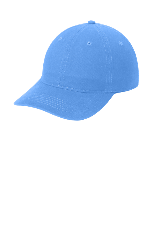 Port & Company® - Brushed Twill Low Profile Cap - Carolina Blue