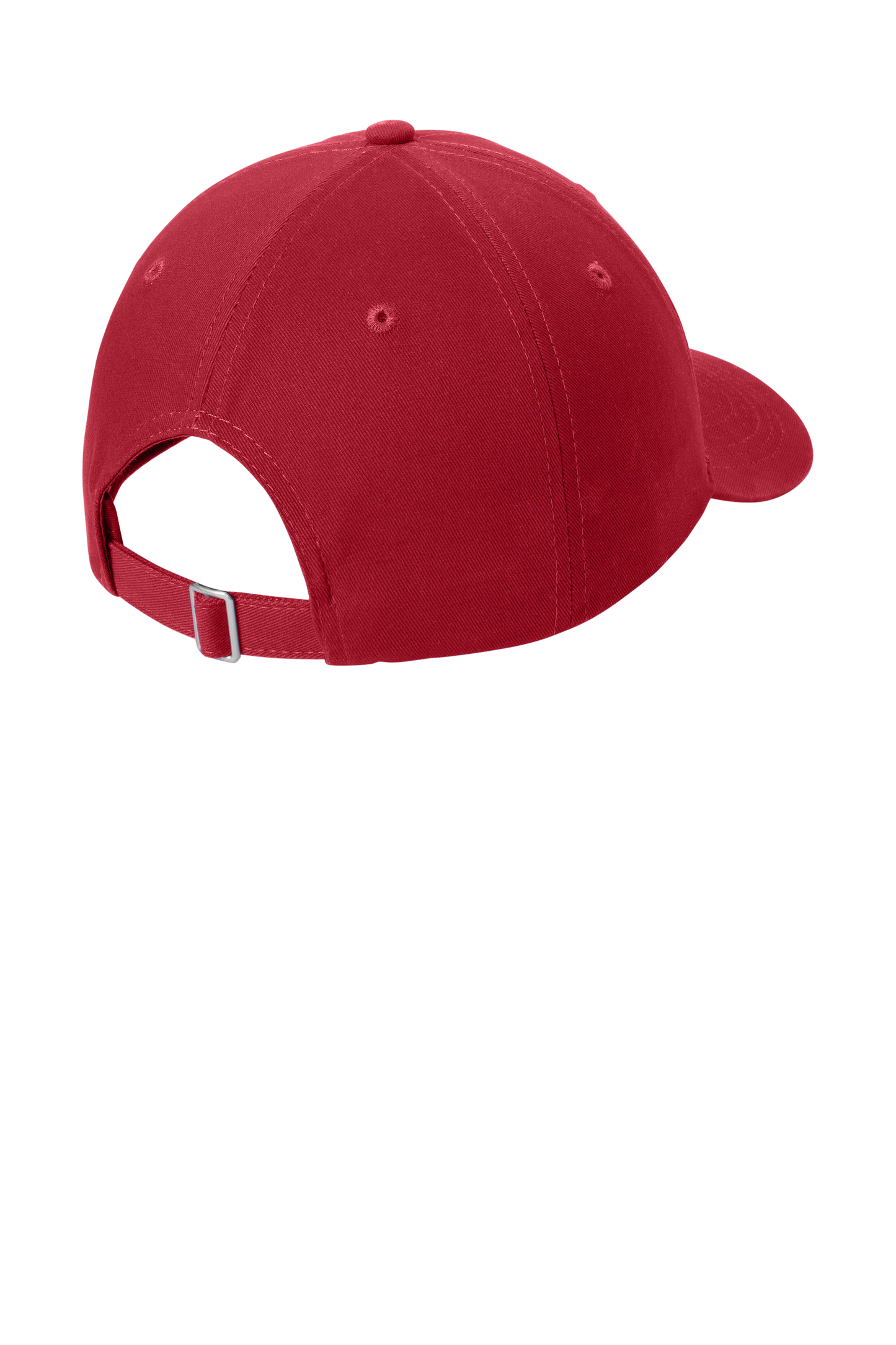 Port & Company® - Brushed Twill Low Profile Cap - Red