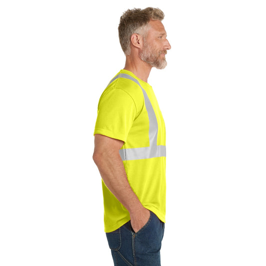 CornerStone® ANSI 107 Class 2 Safety T-Shirt - Safety Yellow/Reflective