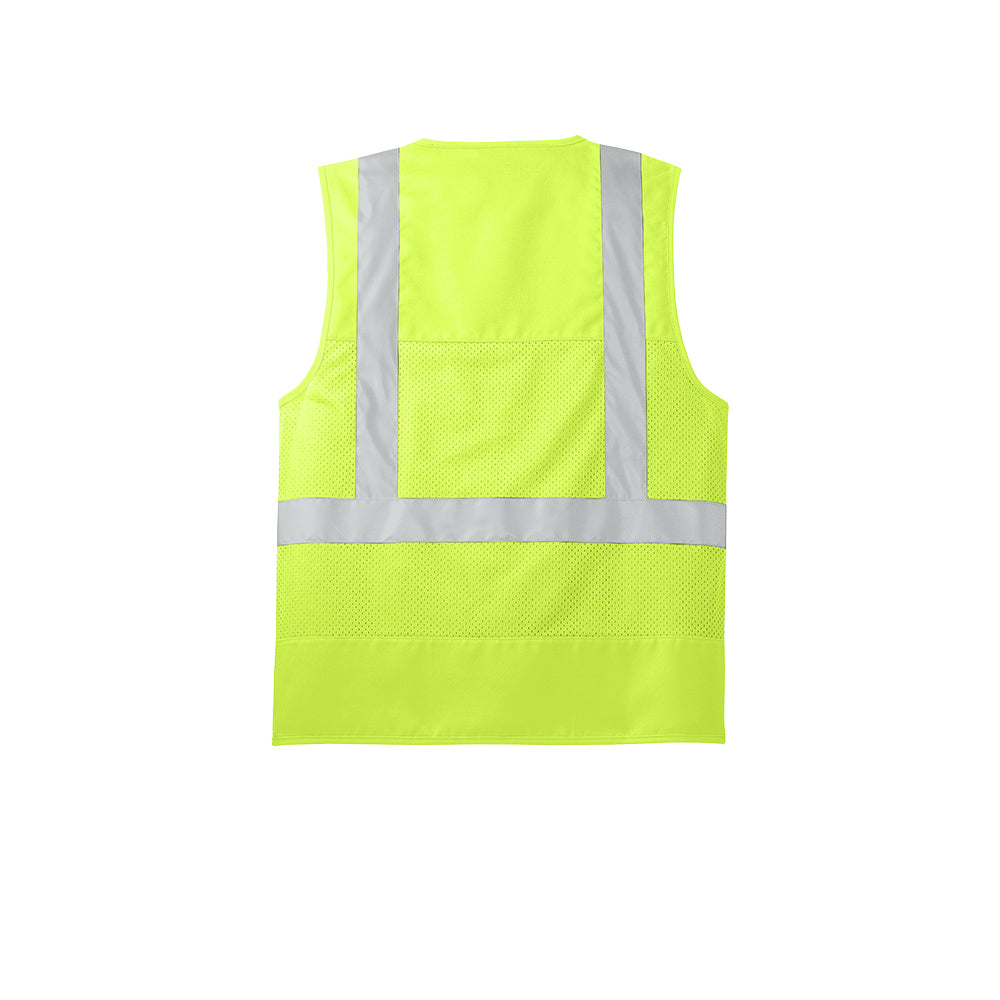 CornerStone® - ANSI 107 Class 2 Mesh Back Safety Vest - Safety Yellow