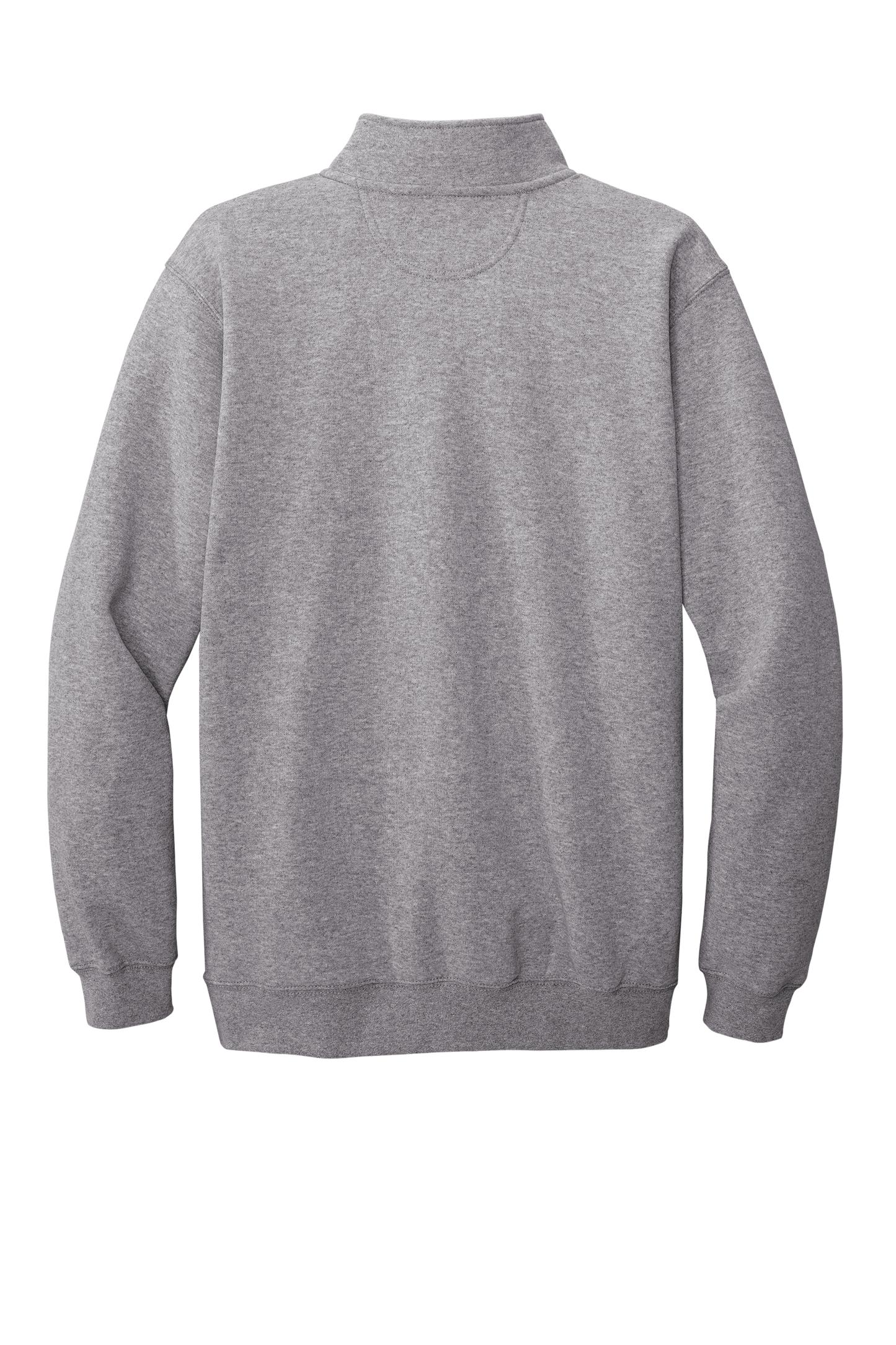 Carhartt® Midweight 1/4-Zip Mock Neck Sweatshirt - Heather Grey