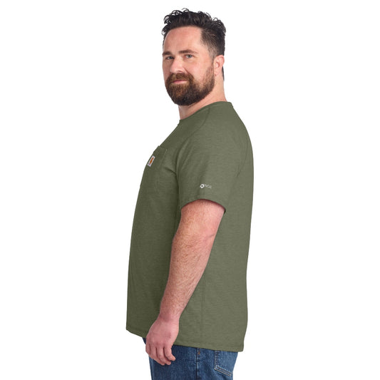 Carhartt Force® Short Sleeve Pocket T-Shirt - Basil Heather