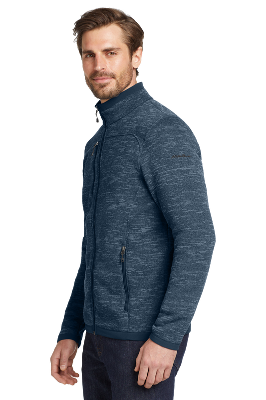 Eddie Bauer ® Sweater Fleece Full-Zip - River Blue Navy Heather
