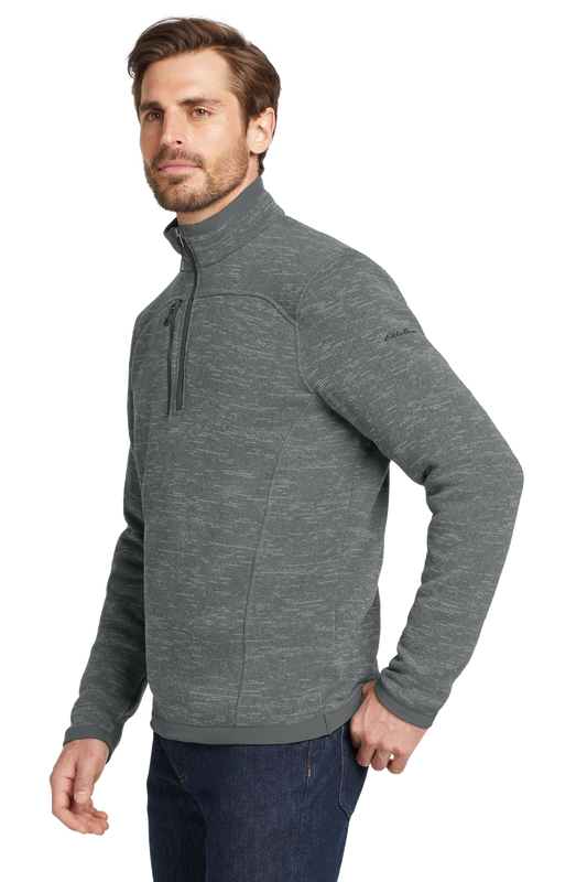 Eddie Bauer ® Sweater Fleece 1/4-Zip - Dark Heather Grey