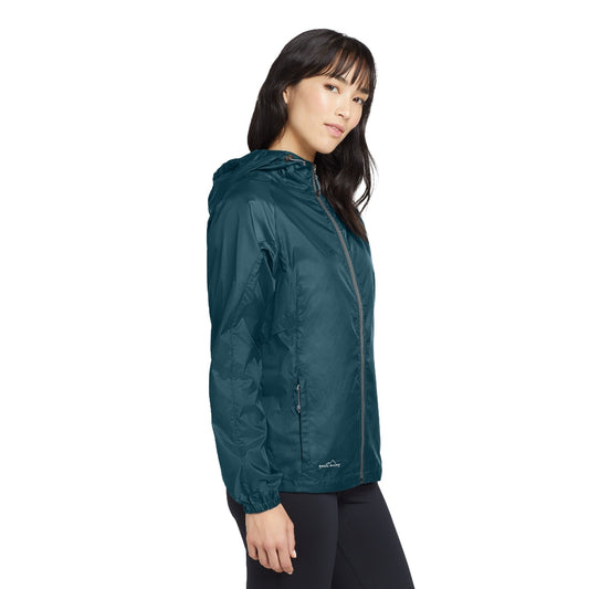 Eddie Bauer® Women's Packable Wind Jacket - Adriatic Blue