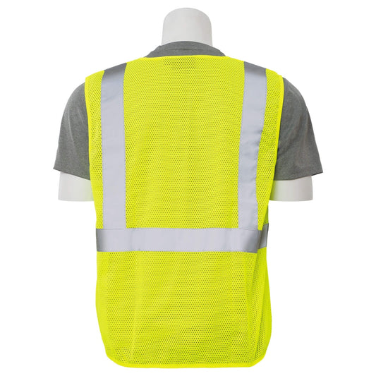 ERB by Delta Plus S362 Type R Class 2 Mesh Economy Safety Vest -Yellow