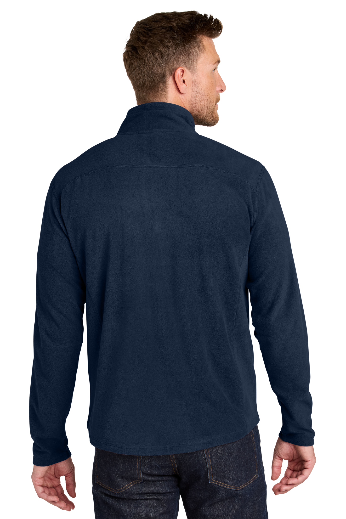 Port Authority® Microfleece 1/2-Zip Pullover - True Navy