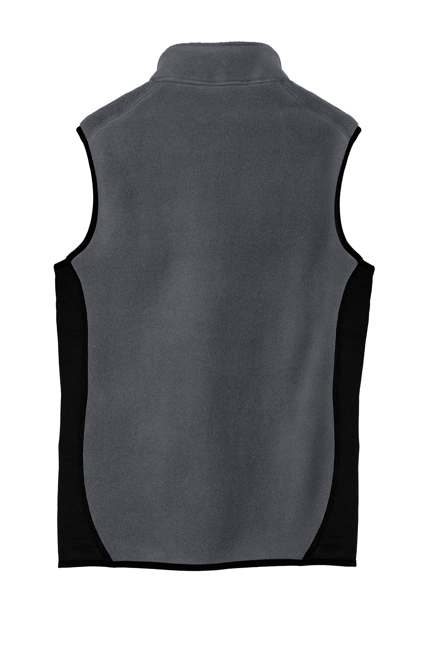 Port Authority® R-Tek® Pro Fleece Full-Zip Vest - Charcoal Heather / Black