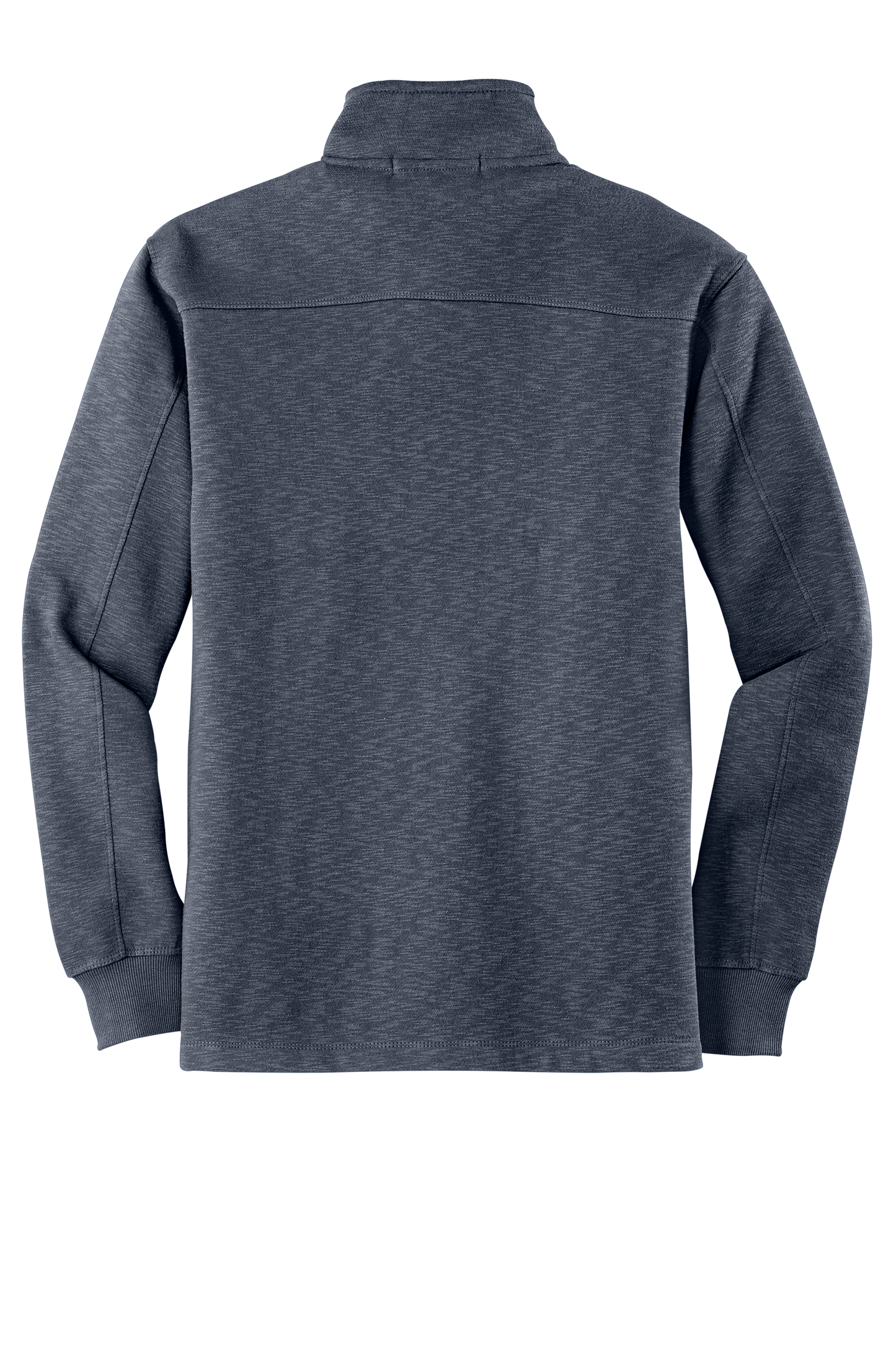 Port Authority® Slub Fleece 14-Zip Pullover - Slate Grey