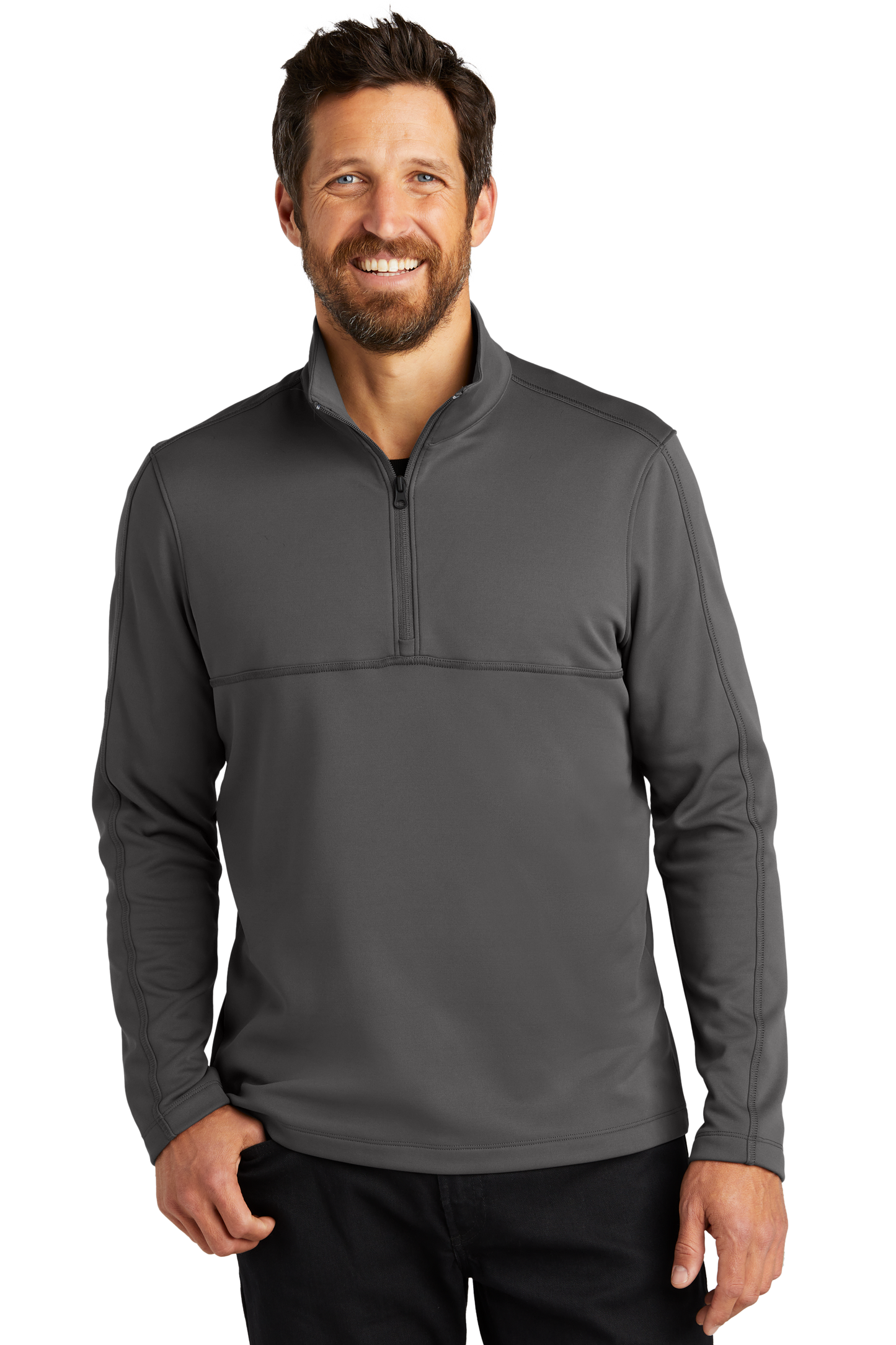 Port Authority® Smooth Fleece 1/4-Zip - Graphite