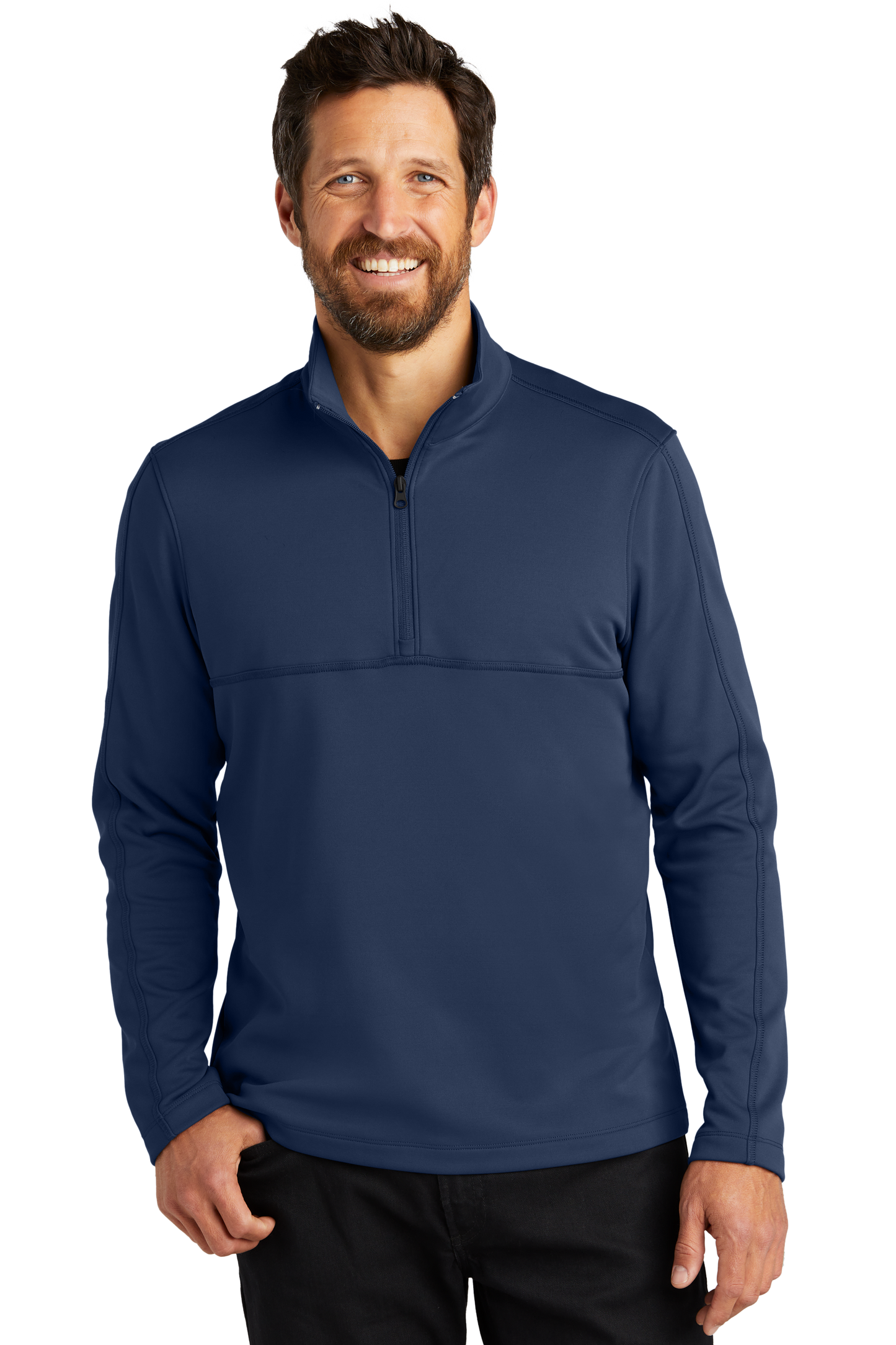 Port Authority® Smooth Fleece 1/4-Zip - River Blue Navy