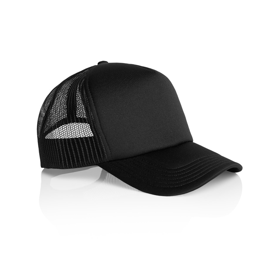 Retro Trucker Hat - Black