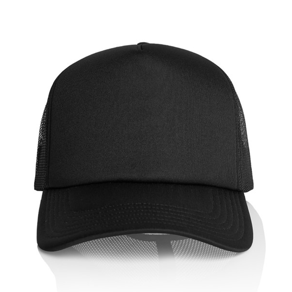 Retro Trucker Hat - Black
