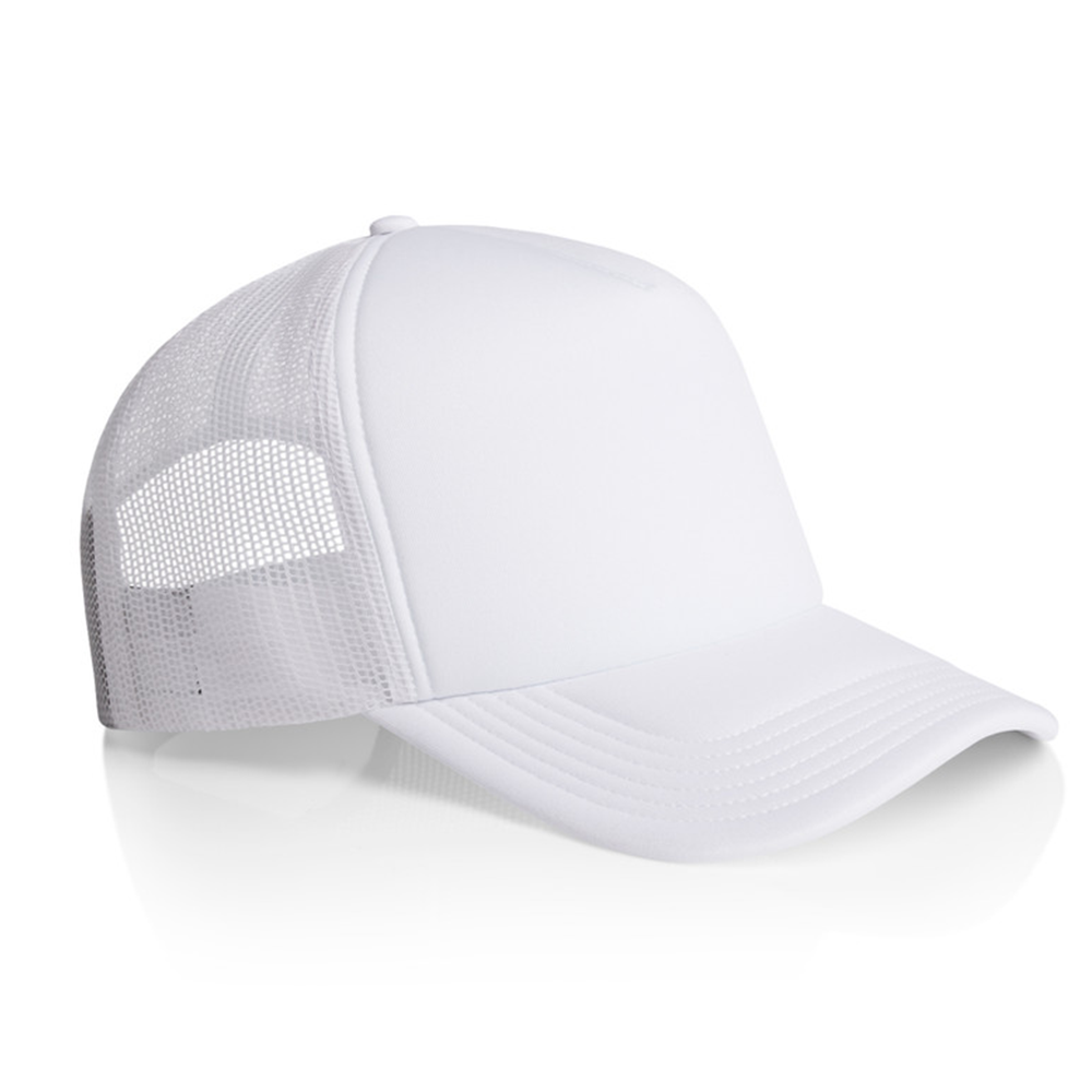 Retro Trucker Hat - White