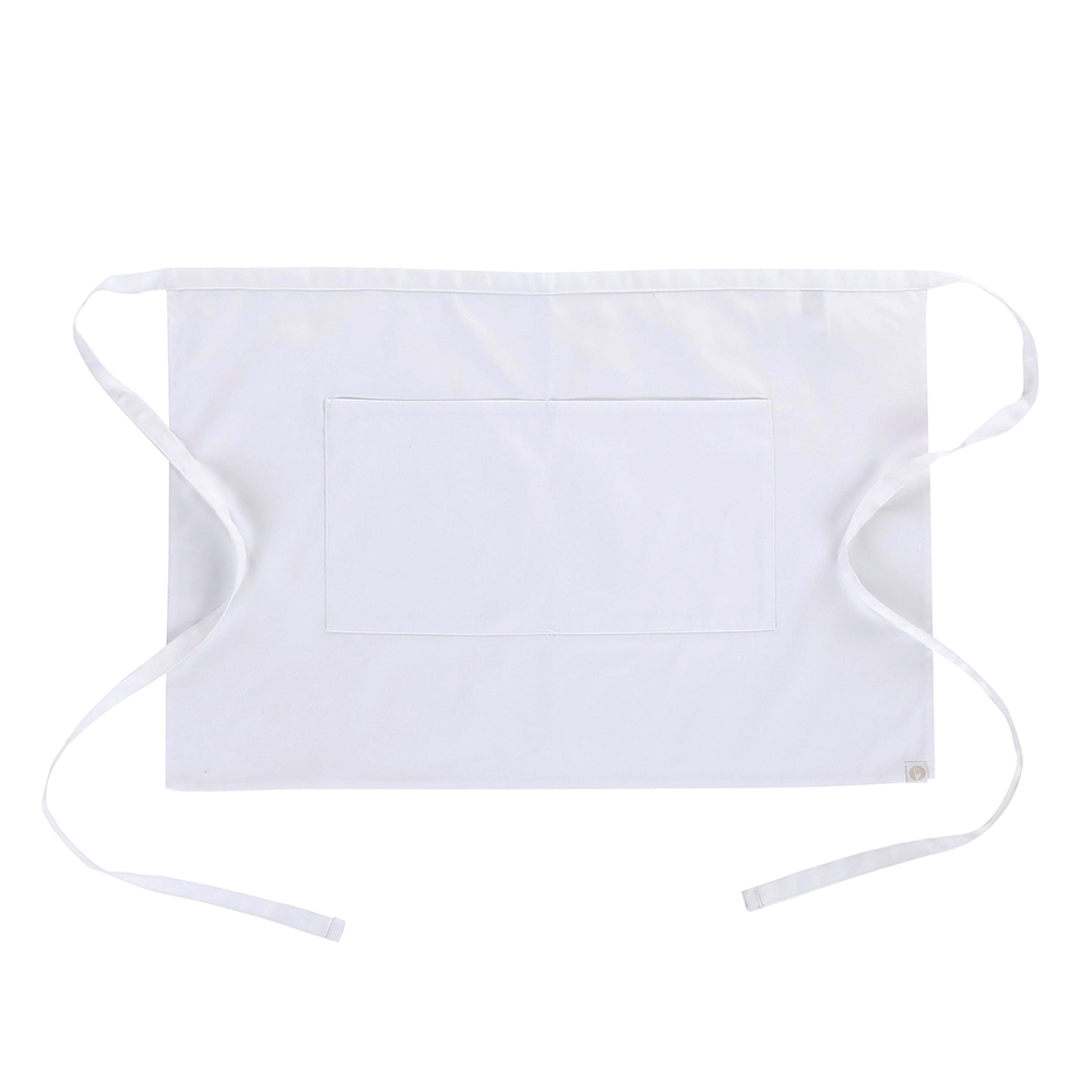 HALF BISTRO APRON - White