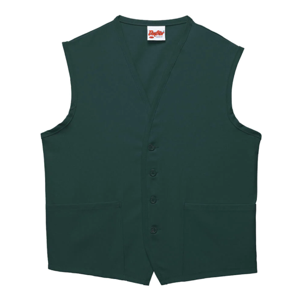 Deluxe Unisex Vest (two pockets) - Hunter Green