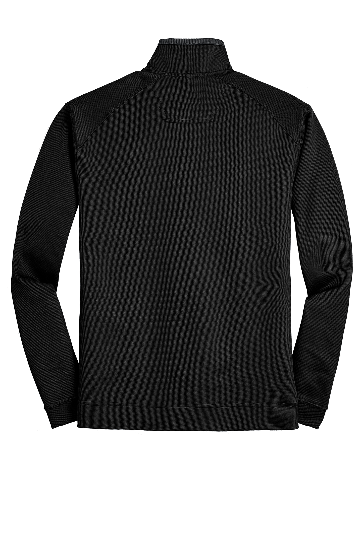 Port Authority® Vertical Texture 1/4-Zip Pullover - Black / Iron Grey