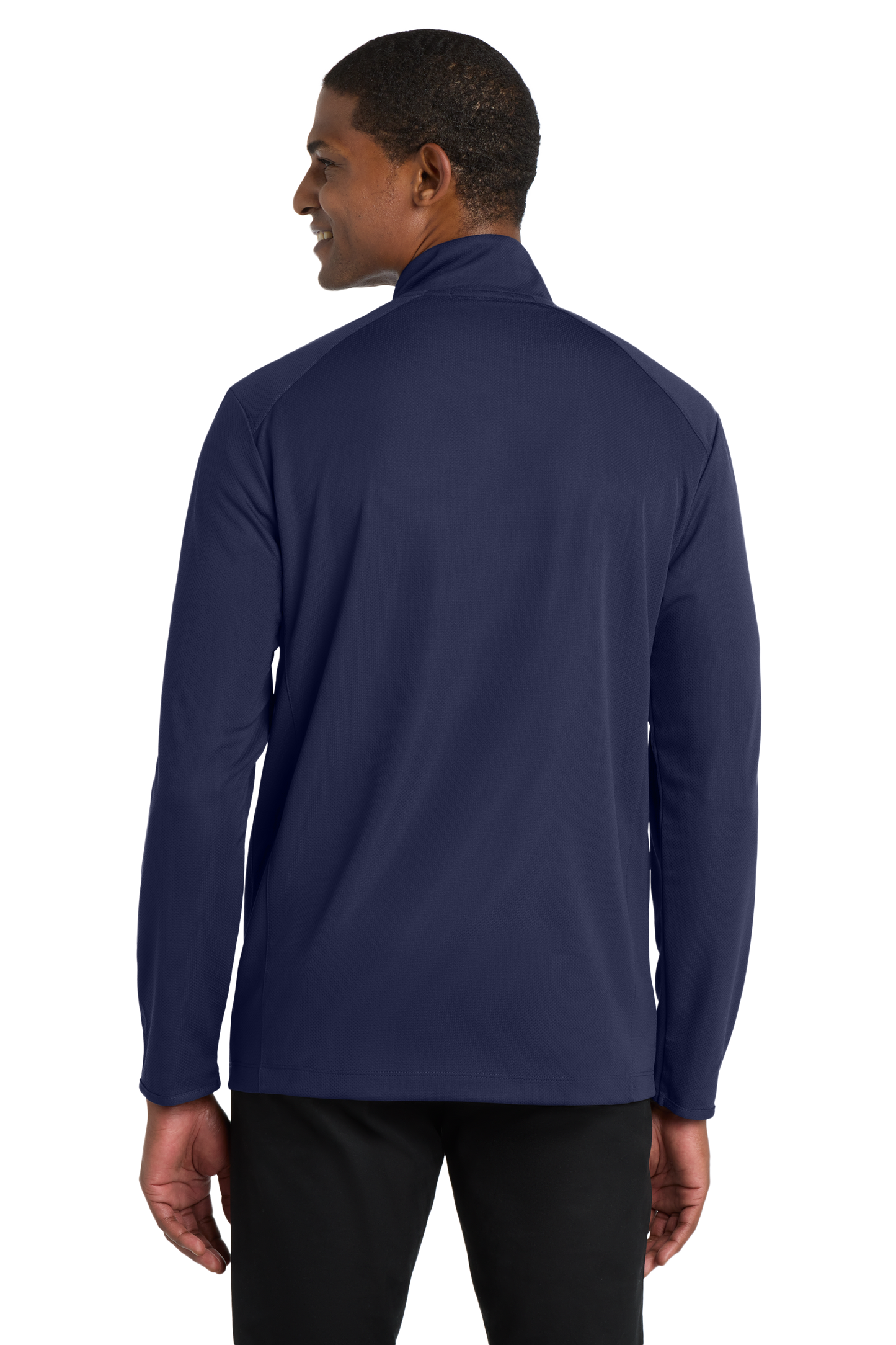 Port Authority® Pinpoint Mesh 1/2-Zip - True Navy