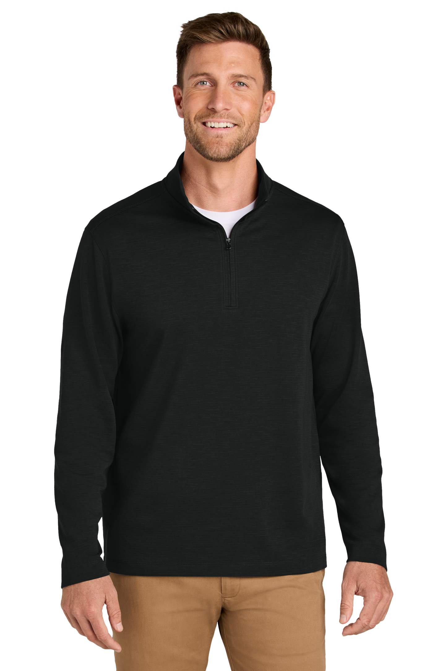 Port Authority® Breakwater 1/4-Zip Pullover - Deep Black