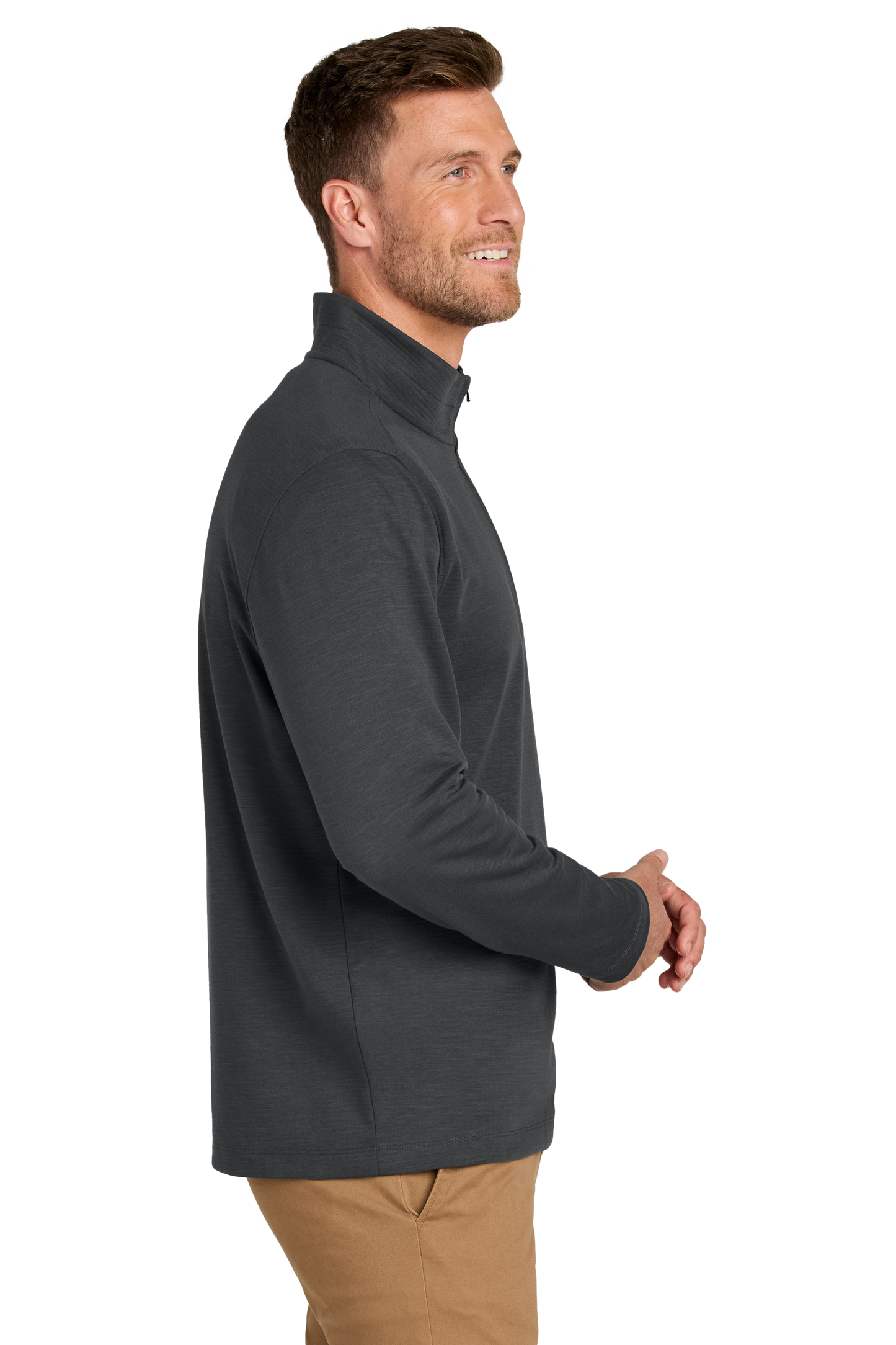 Port Authority® Breakwater 1/4-Zip Pullover - Grey Steel