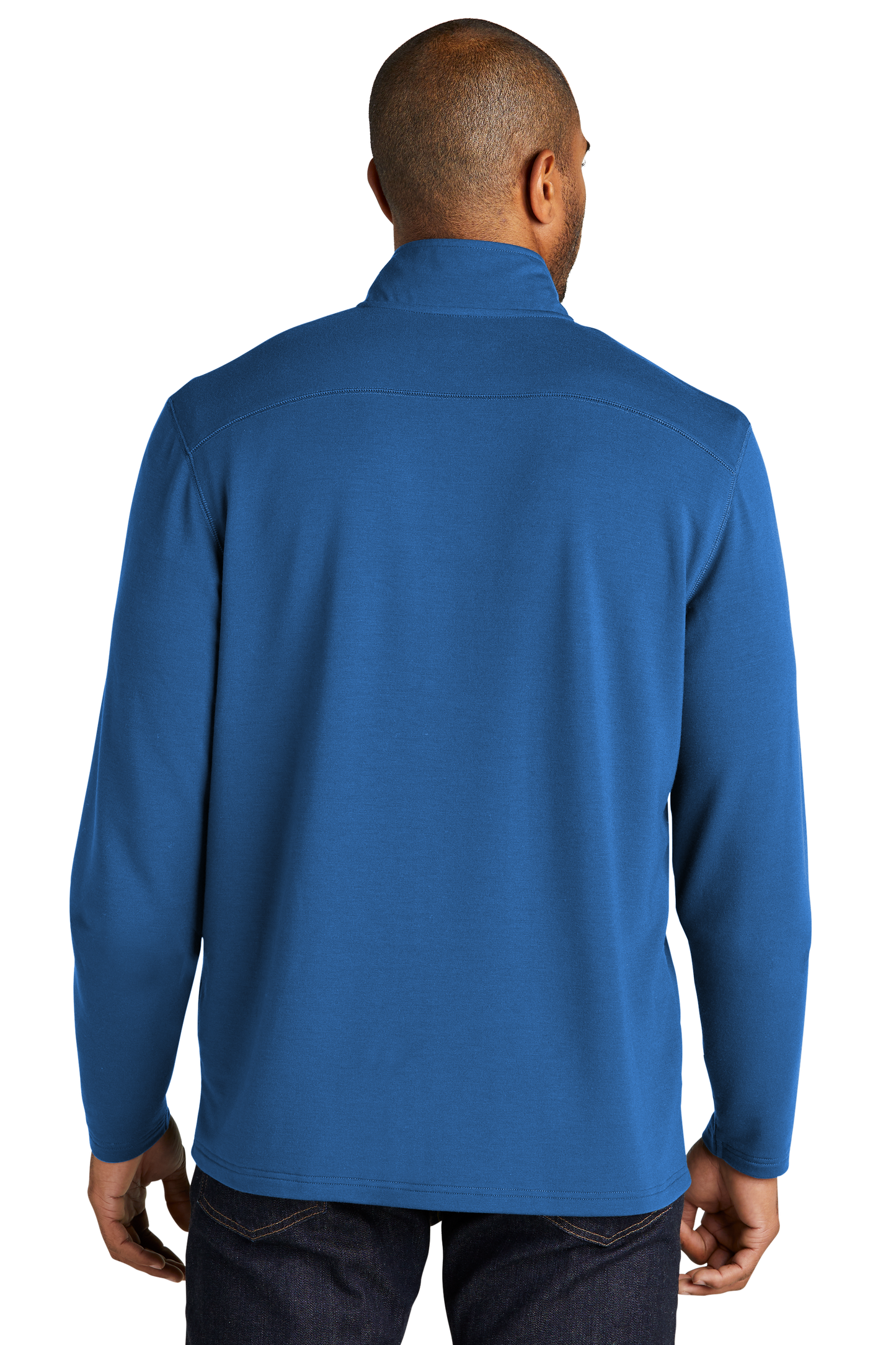 Port Authority® Microterry 1/4-Zip Pullover - Aegean Blue