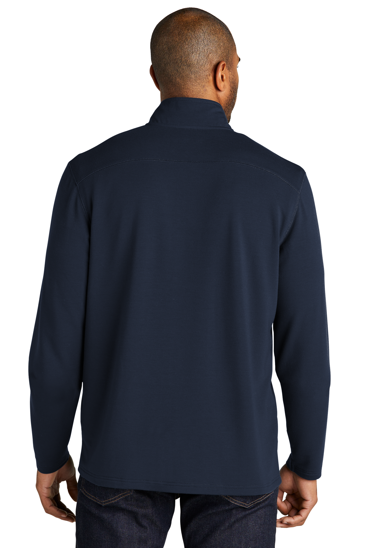Port Authority® Microterry 1/4-Zip Pullover - River Blue Navy