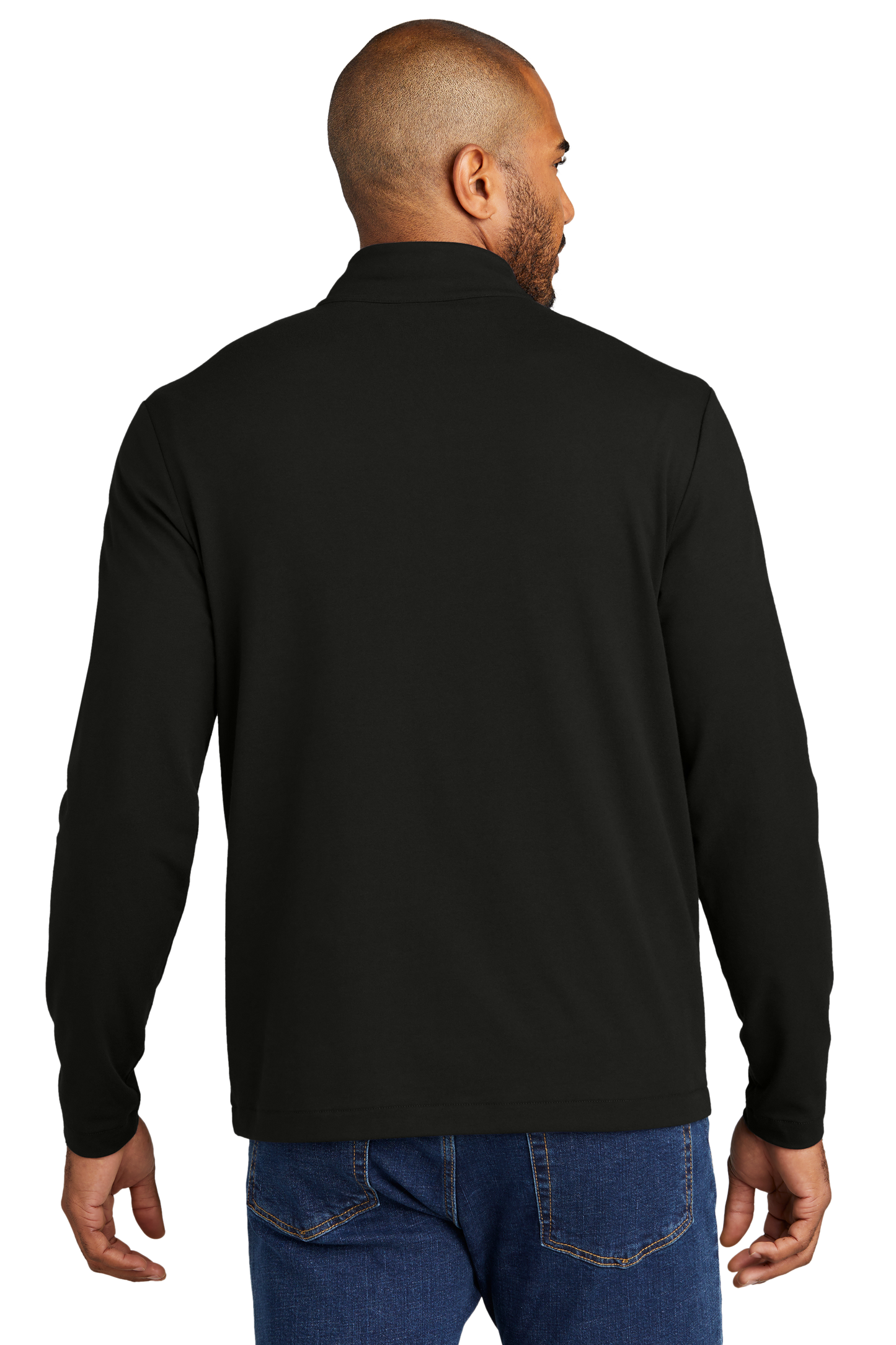 Port Authority® Fairway Stretch 1/4-Zip - Deep Black
