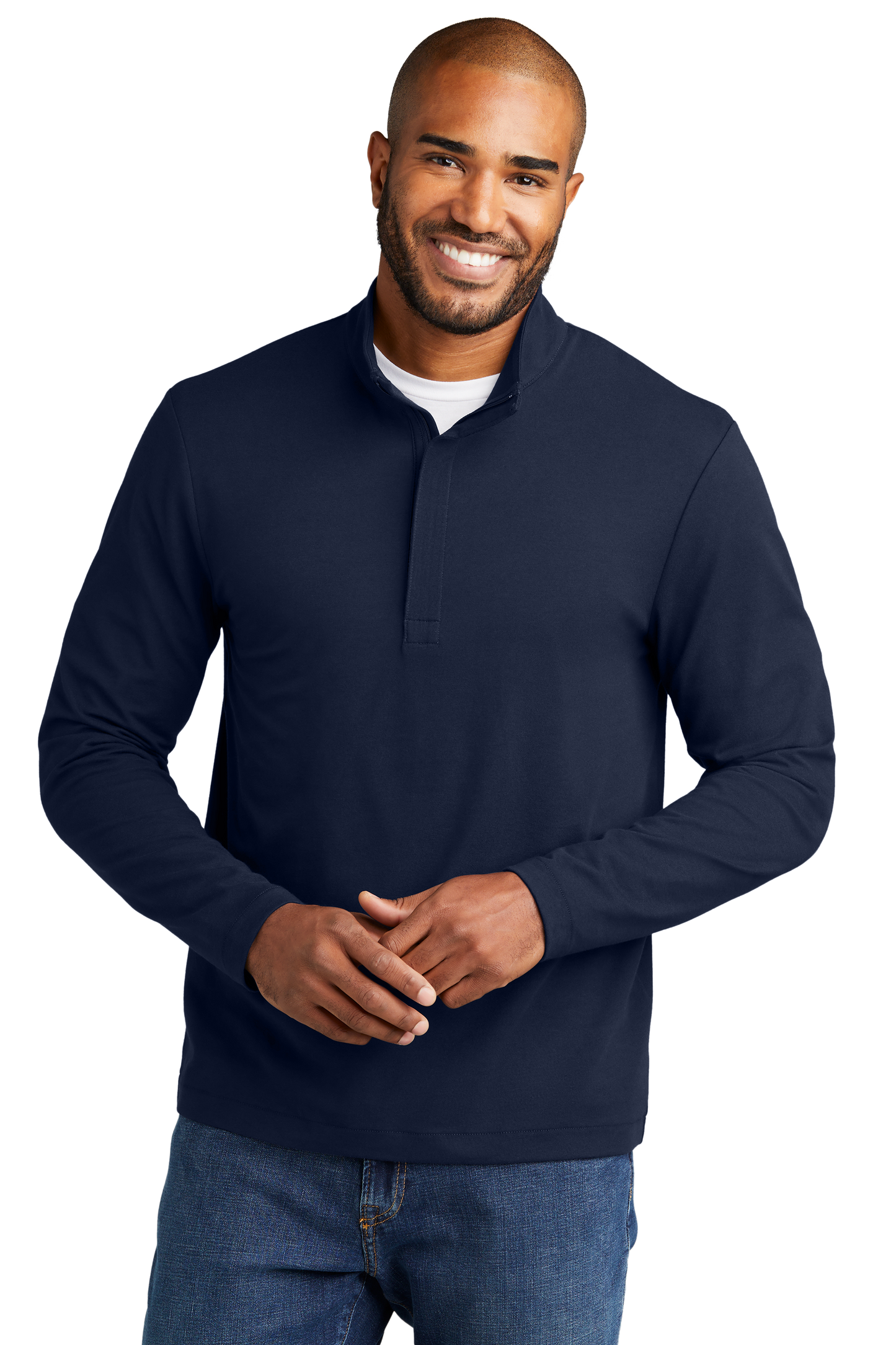 Port Authority® Fairway Stretch 1/4-Zip - River Blue Navy