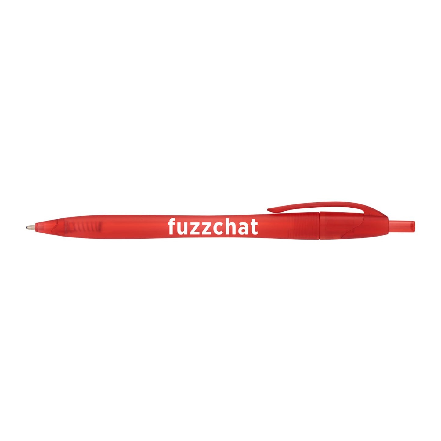 Cougar Retractable Ballpoint Pen - Translucent Red