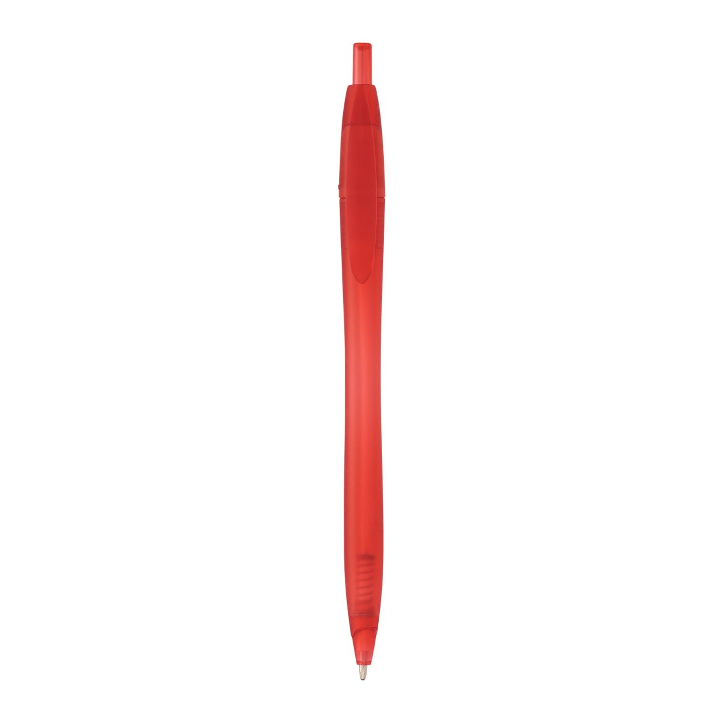 Cougar Retractable Ballpoint Pen - Translucent Red