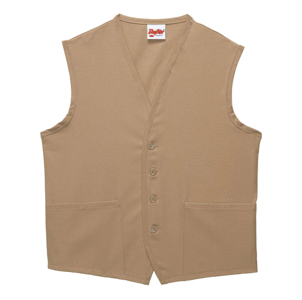 Deluxe Unisex Vest (two pockets) - Khaki