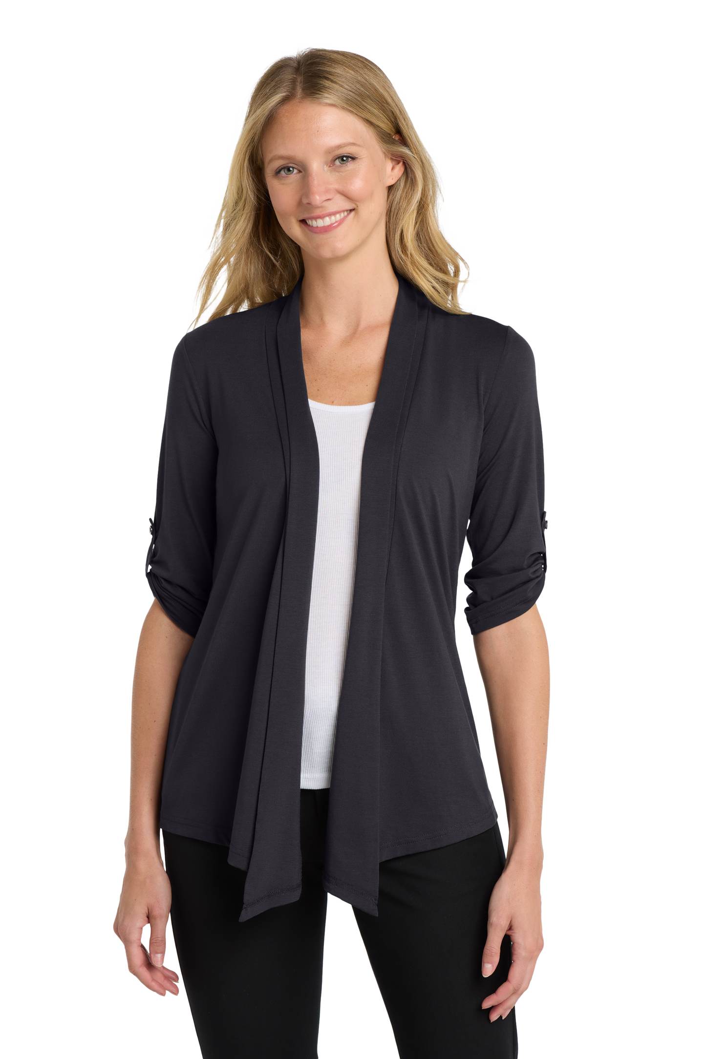 Port Authority® Women's Concept Shrug - Grey Smoke