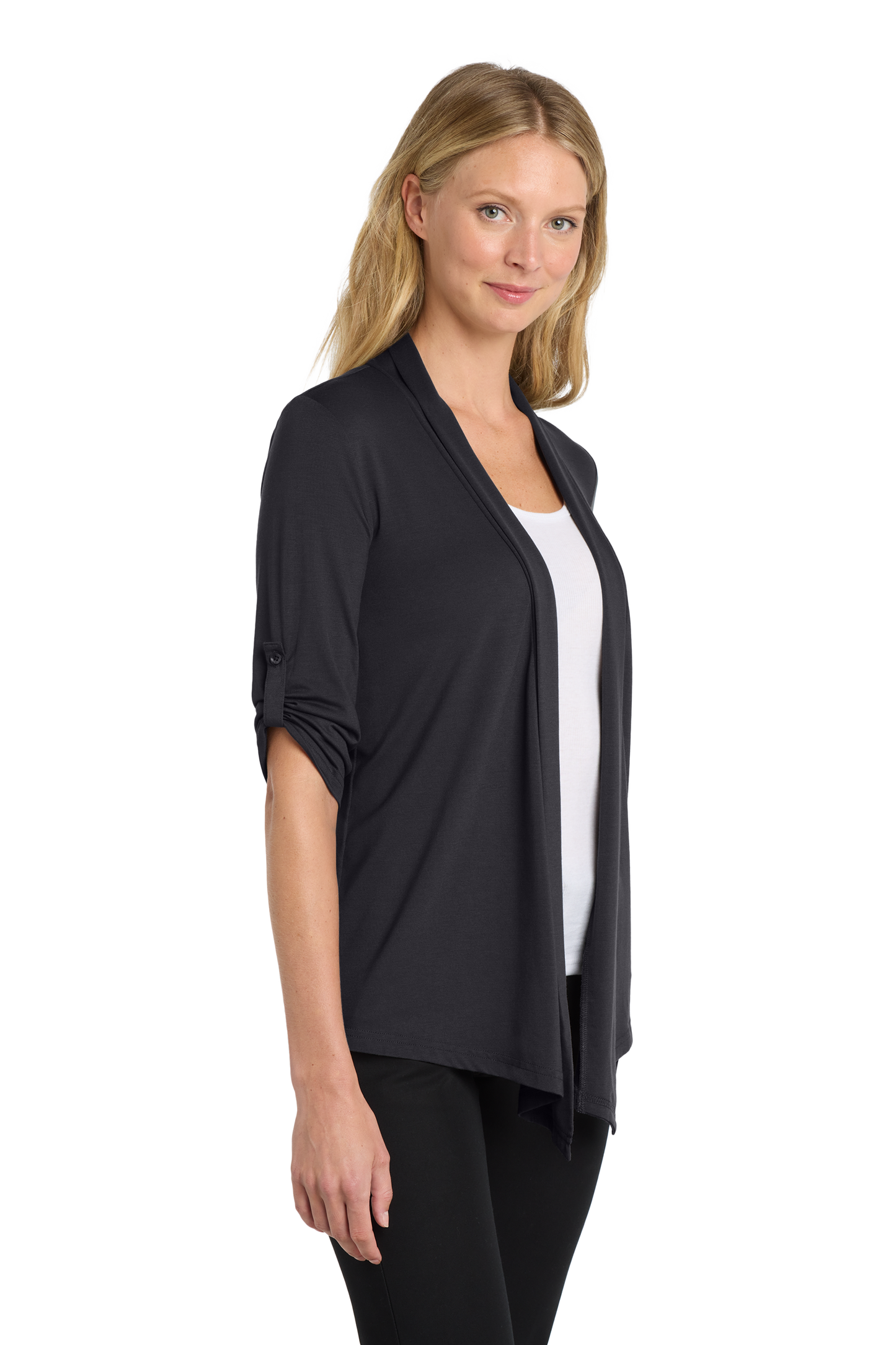 Port Authority® Women's Concept Shrug - Grey Smoke