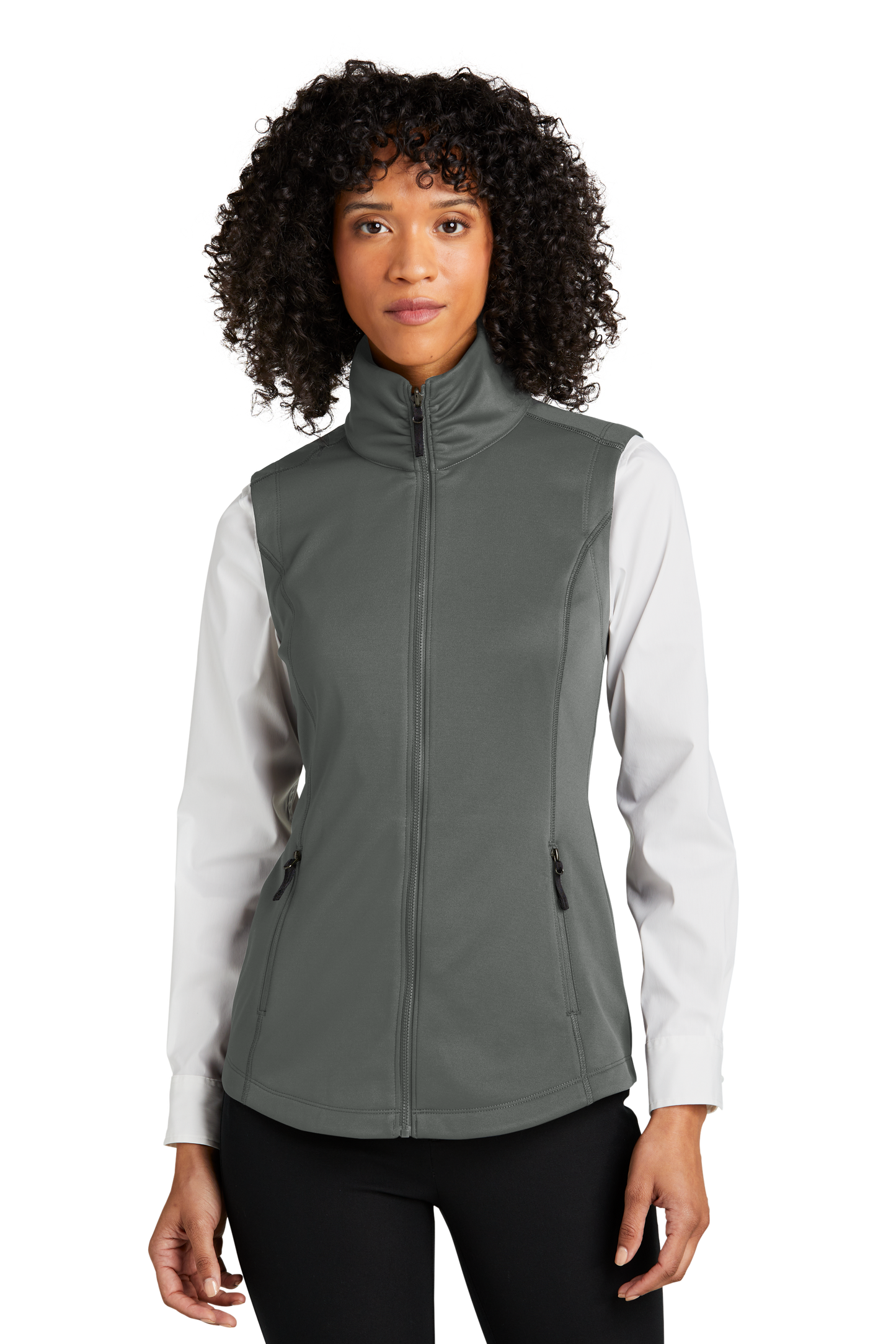Port Authority® Women's Collective Smooth Fleece Vest - Graphite