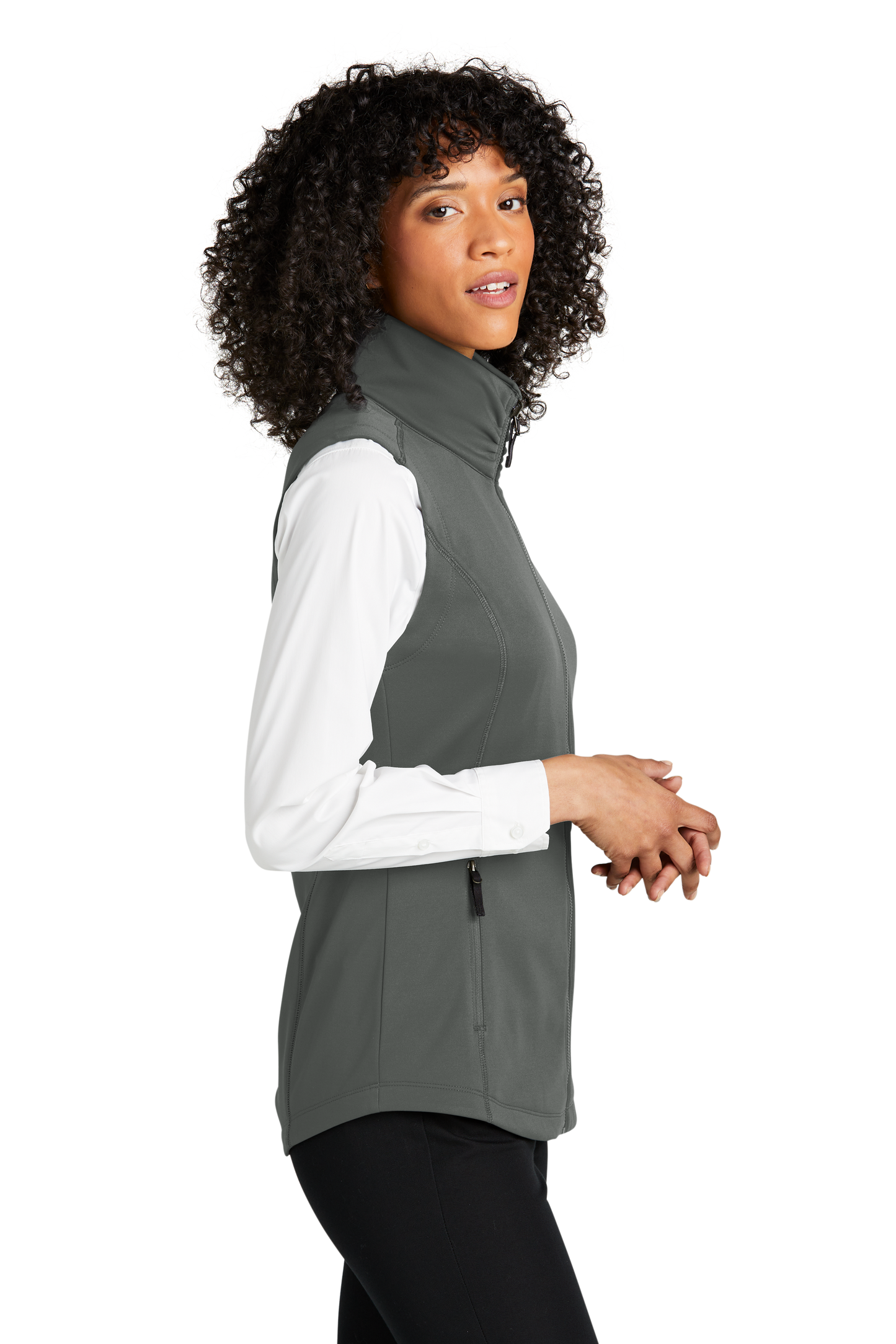 Port Authority® Women's Collective Smooth Fleece Vest - Graphite