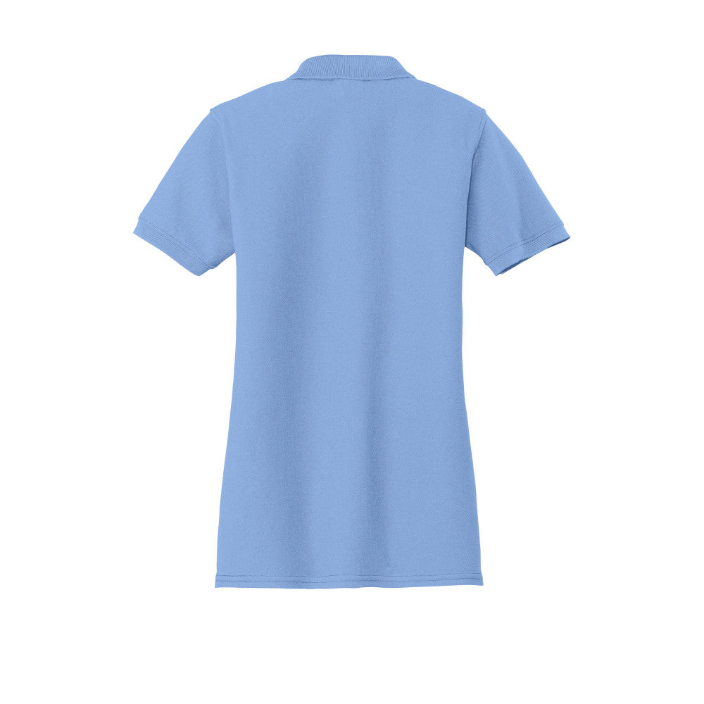 Port & Company® Ladies Core Blend Pique Polo - Light Blue