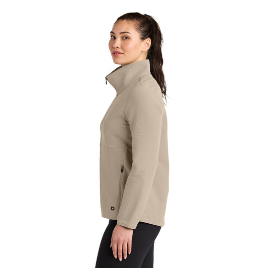 OGIO® Women’s Kinetic Soft Shell - Sahara