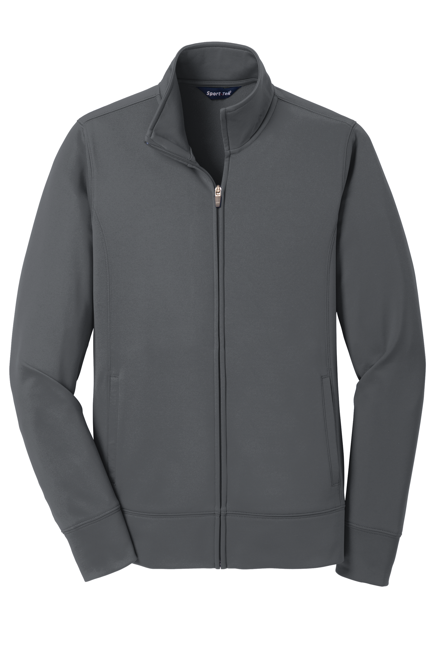 Sport-Tek® Women's Sport-Wick® Fleece Full-Zip Jacket - Dark Smoke Grey