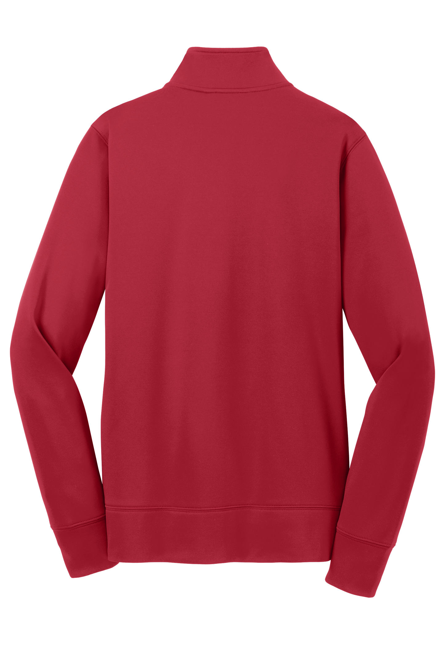 Sport-Tek® Women's Sport-Wick® Fleece Full-Zip Jacket - Deep Red