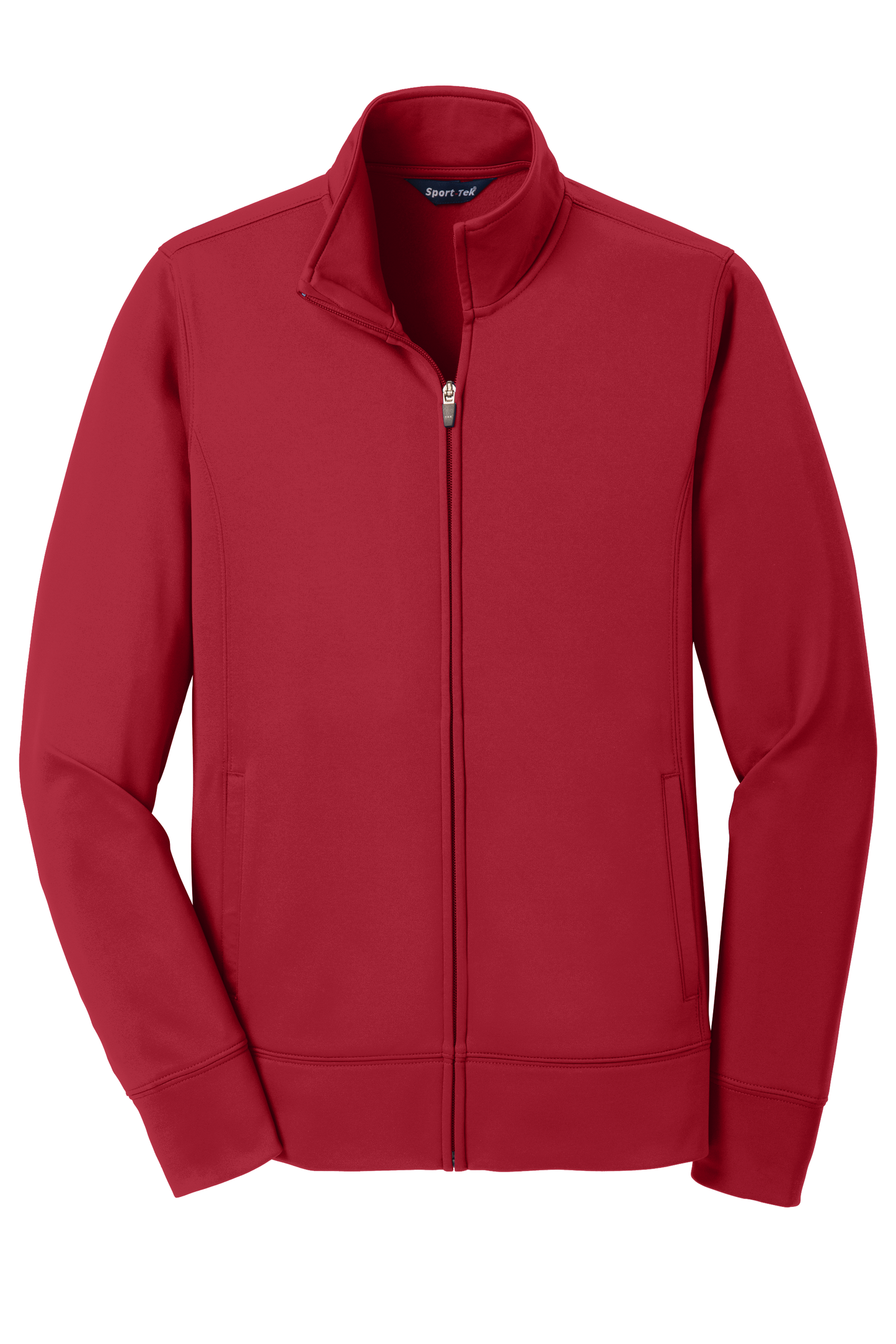 Sport-Tek® Women's Sport-Wick® Fleece Full-Zip Jacket - Deep Red