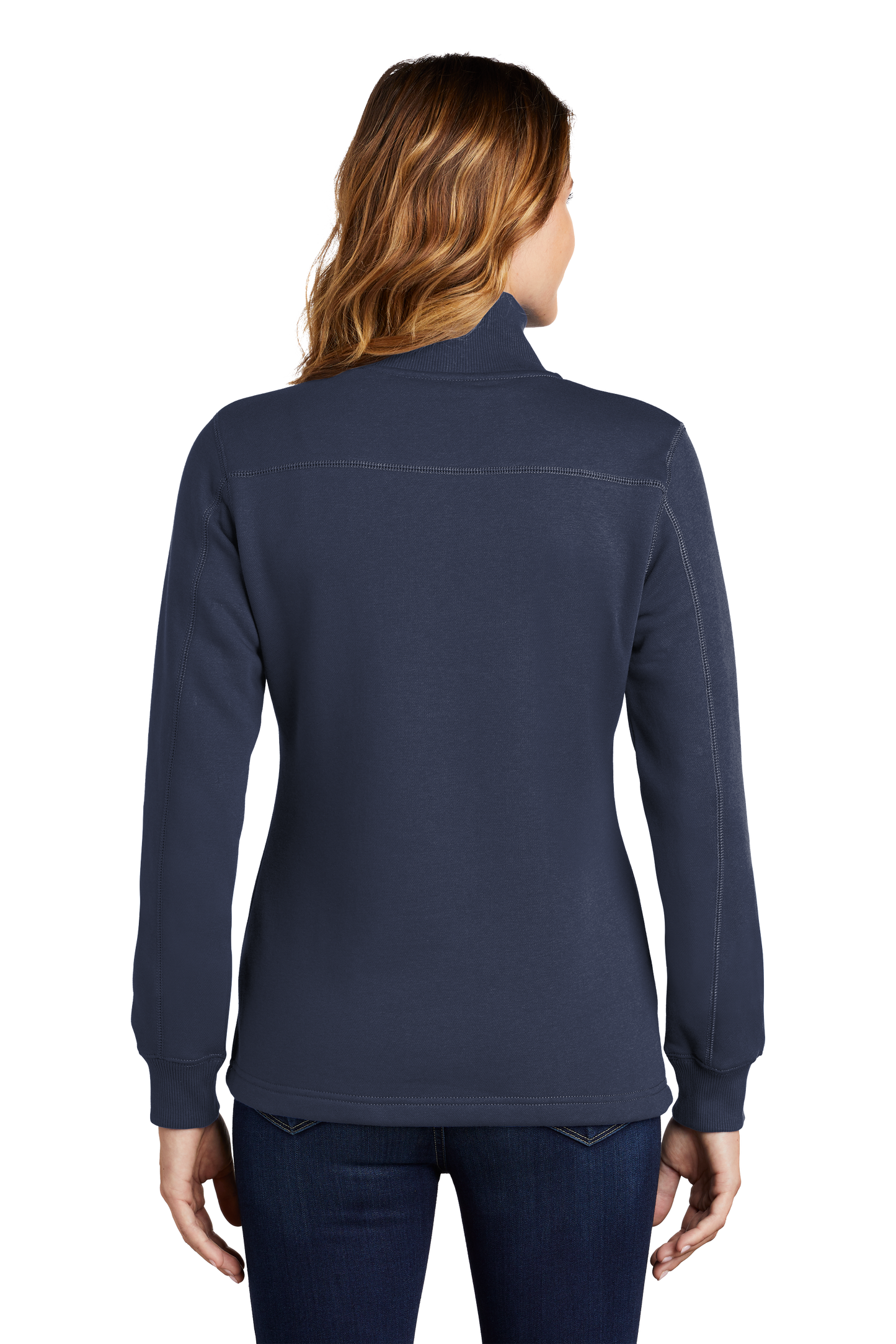 Sport-Tek® Women's 1/4-Zip Sweatshirt - True Navy