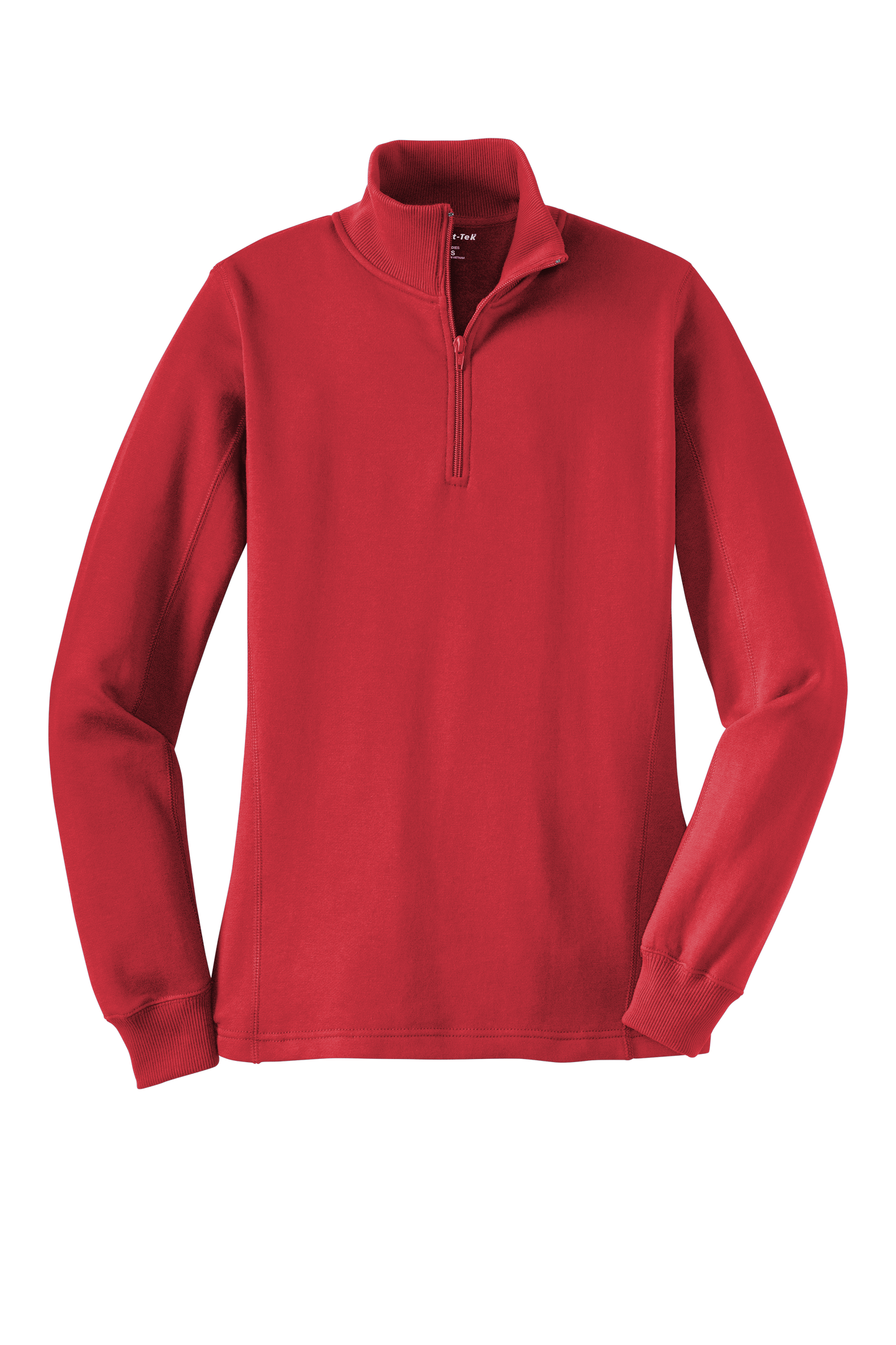 Sport-Tek® Women's 1/4-Zip Sweatshirt - True Red