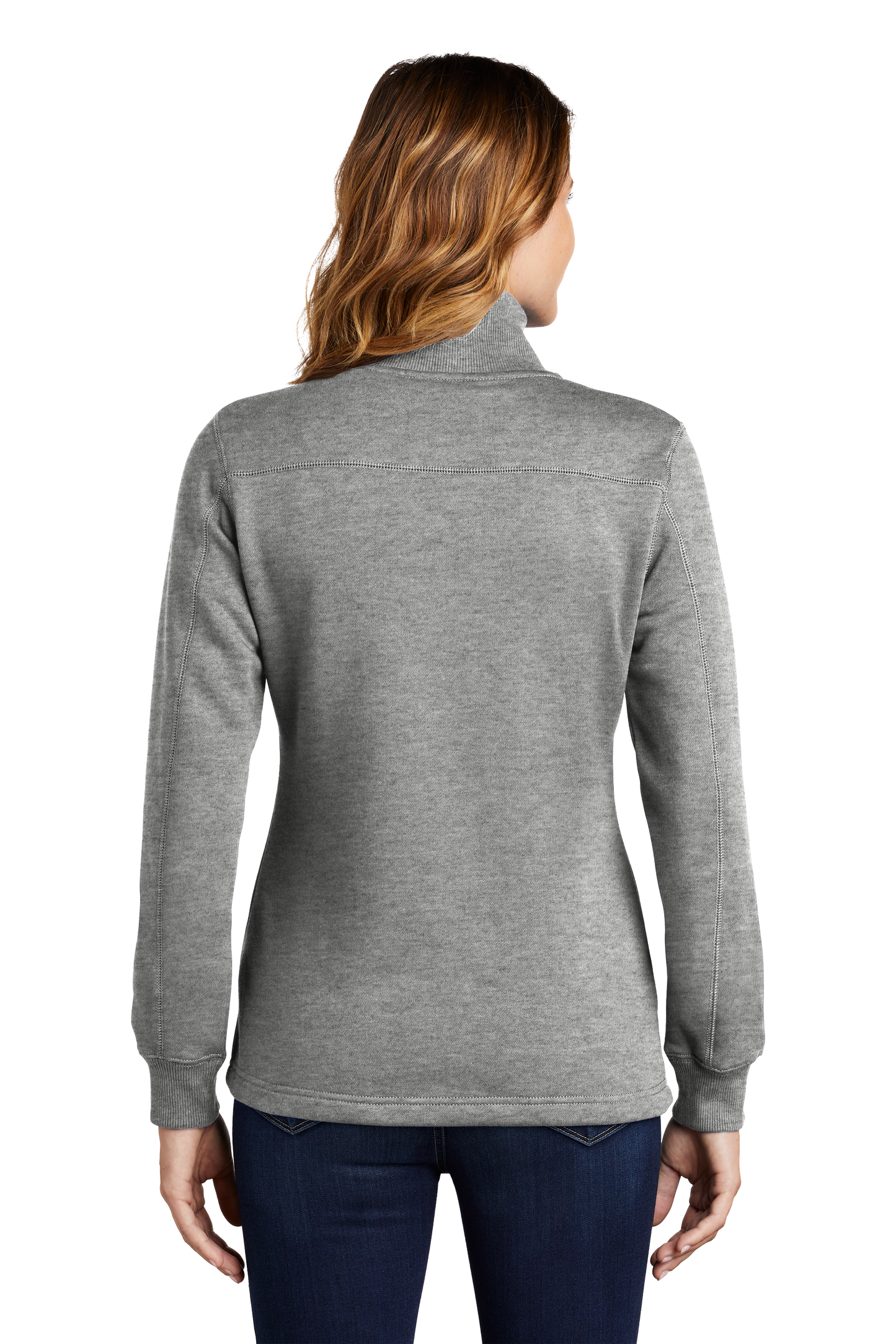 Sport-Tek® Women's 1/4-Zip Sweatshirt - Vintage Heather